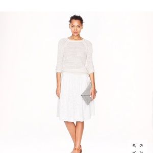 JCREW BURNOUT A-LINE PATIO SKIRT